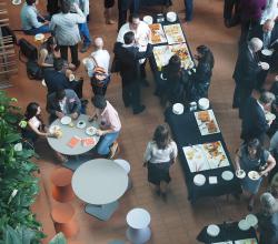 Atrium catering space from above