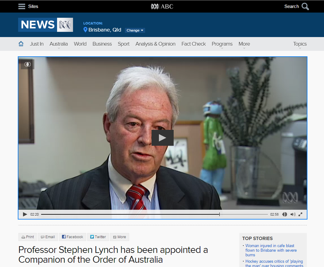 Stephen Lynch ABC News Interview